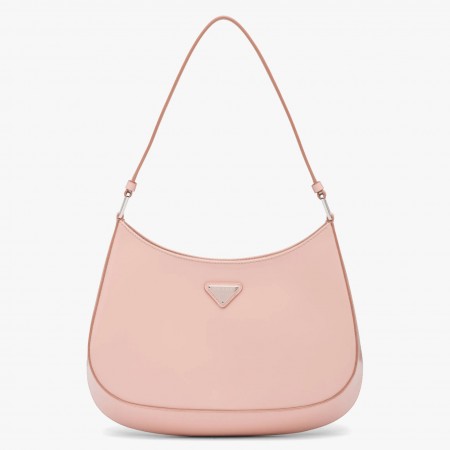 Prada Cleo Small Bag In Pink Brushed Leather
