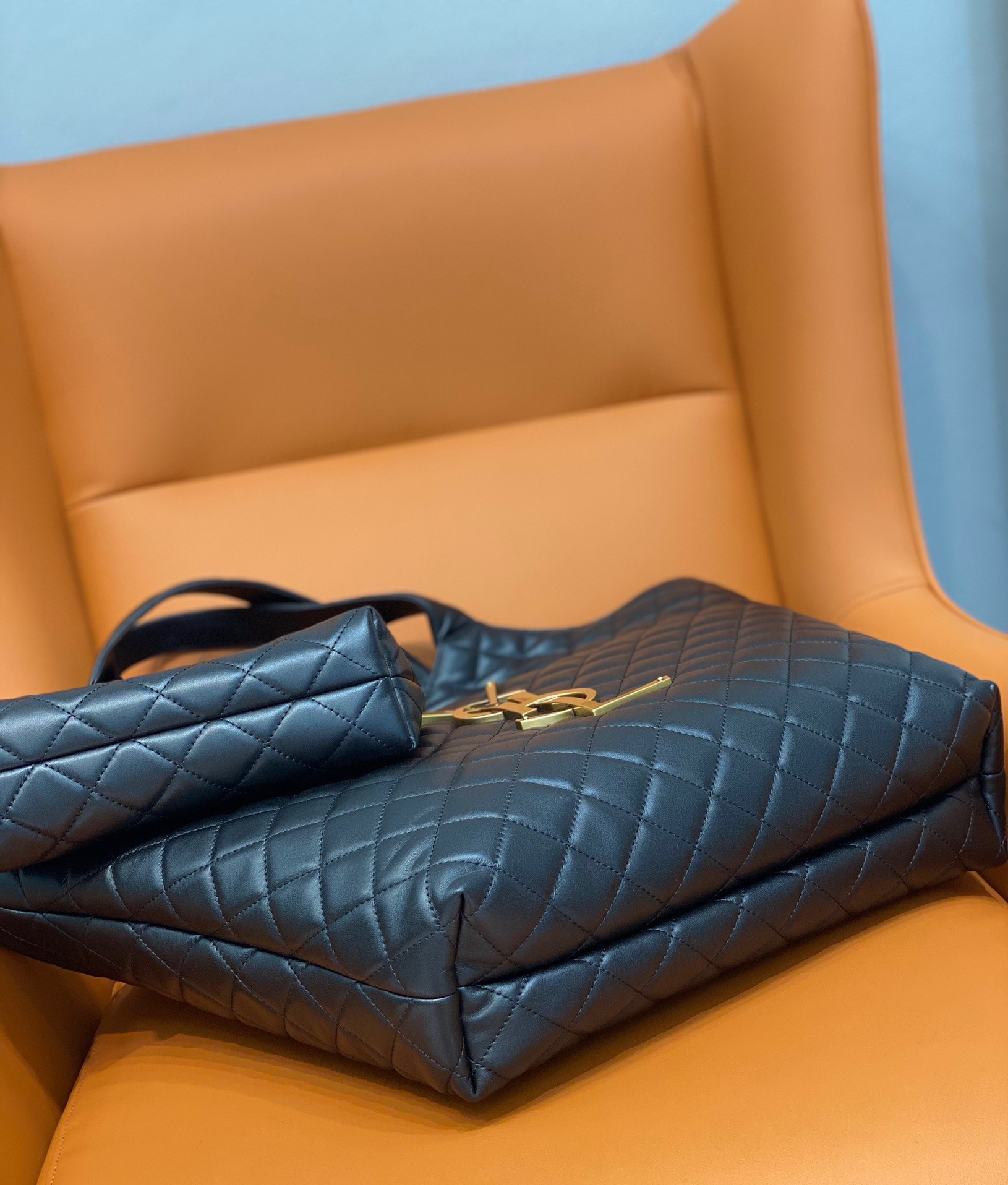 YSL ICARE MAXI SHOPPING BAG DENIM replica - Affordable Luxury Bags
