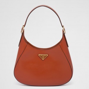 Prada Shoulder Bag in Berry Leather