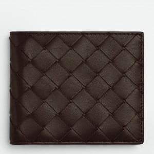 Bottega Veneta Bi-fold Wallet in Fondant Intrecciato Calfskin