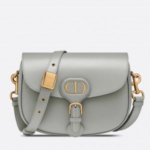 Dior Bobby Medium Bag In Grey Box Calfskin