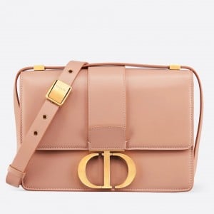 Dior 30 Montaigne Medium Bag In Poudre Box Calfskin 