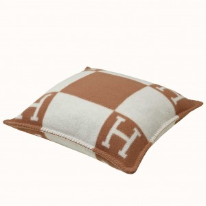 Hermes Camel Small Avalon Pillow Cover