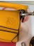 Loewe Puzzle Mini Bag In Yellow Calfskin