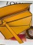 Loewe Puzzle Mini Bag In Yellow Calfskin