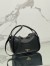 Prada Top Handle Bag in Black Grained Leather