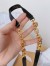 Dior Caro 15MM Belt in Black Calfskin and Chain