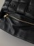 Bottega Veneta Chain Cassette Bag In Black Intrecciato Lambskin
