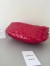 Bottega Veneta BV Jodie Mini Bag In Red Intrecciato Patent Leather