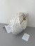 Bottega Veneta BV Jodie Mini Bag In White Intrecciato Patent Leather