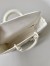 Dior Lady D-Joy Medium Bag In White Calfskin with Diamond Motif