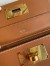 Hermes 24/24 Mini 21 Handmade Bag in Gold Evercolor Leather 