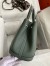 Hermes Garden Party 30 Handmade Bag in Vert Amande Clemence Leather 