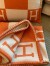 Hermes Avalon Throw Blanket in Orange Wool and Cashmere