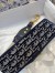Dior Shoulder Strap in Blue Dior Oblique Embroidered Velvet