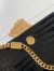 Saint Laurent Kate Small Tassel Bag In Black Crocodile-embossed Leather