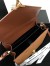 Saint Laurent Cassandra Medium Bag In Brown Suede