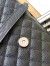 Saint Laurent Envelope Medium Bag In Noir Matelasse Grained Leather
