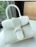 Delvaux Brillant Mini Bag in Ivory Box Calf Leather