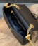 Fendi Baguette Chain Midi Bag In Black Nappa Leather