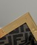 Fendi First Small Bag In Gold Laminated Leather
