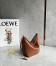 Loewe Mini Hammock Hobo Bag in Brown Calfskin 