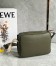 Loewe XS Military Messenger Bag in Green Calfskin 