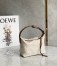 Loewe Cubi Small Bag In Ecru Anagram Jacquard
