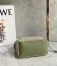 Loewe Cubi Small Bag In Green Anagram Jacquard