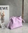 Loewe Mini Flamenco Clutch Bag In Bloom Orchid Calfskin