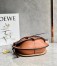 Loewe Gate Small Bag In Tan Calfskin and Jacquard