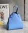 Loewe Hammock Nugget Bag In Celestine Blue Calfskin