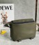 Loewe XS Military Messenger Bag in Green Calfskin 