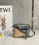 Loewe Puzzle Mini Bag In Asphalt Grey/Nude/Green Calfskin