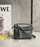 Loewe Puzzle Mini Bag In Asphalt Grey Grained Calfskin