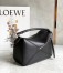 Loewe Puzzle Small Bag In Black Classic Calfskin