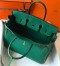 Hermes Birkin 35 Bag in Vert Vertigo Clemence Leather with GHW