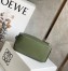Loewe Puzzle Mini Bag In Avocado Green Calfskin