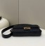 Fendi Large Baguette Bag In Black FF Nappa Leather