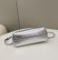 Fendi First Small Bag In Silver Laminated Leather