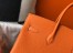 Hermes Birkin 35 Bag in Orange Clemence Leather with GHW