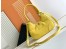 Prada Moon Bag in Yellow Padded Nappa Leather