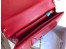 Dior Lady Dior Chain Pouch In Red Patent Cannage Calfskin