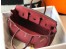 Hermes Birkin 25 Bag In Bordeaux Clemence Leather with GHW