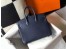 Hermes Birkin 25 Bag In Navy Blue Clemence Leather with GHW