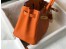 Hermes Birkin 30 Bag in Orange Clemence Leather with GHW