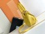 Prada Moon Bag in Yellow Padded Nappa Leather