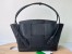 Bottega Veneta Arco Medium Bag In Black Grained Leather