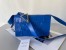 Bottega Veneta Cassette Bag In Cobalt Wrinkled Intreccio Calfskin