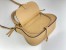 Chloe Marcie Small Double Carry Bag in Beige Grained Leather